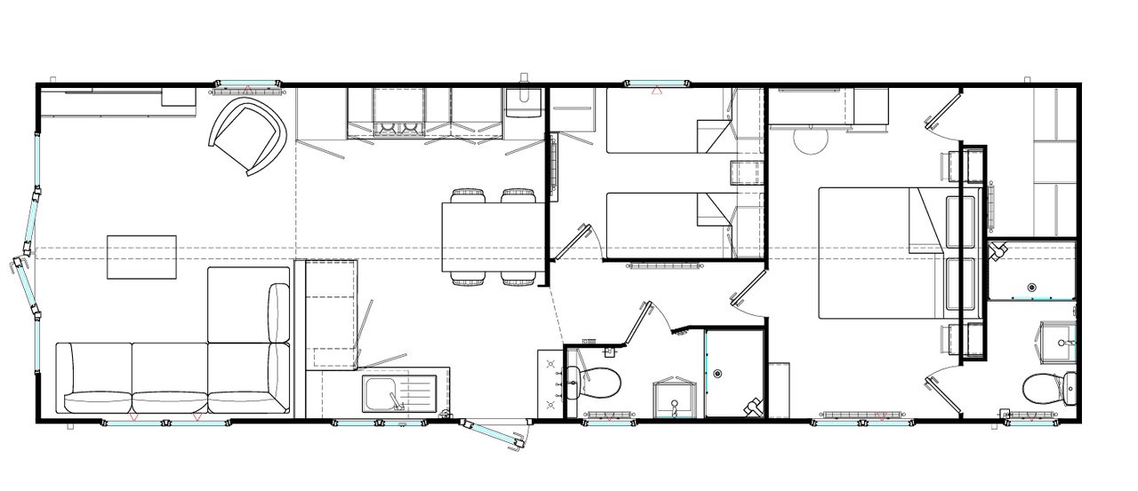 Hemsworth 2 bed layout