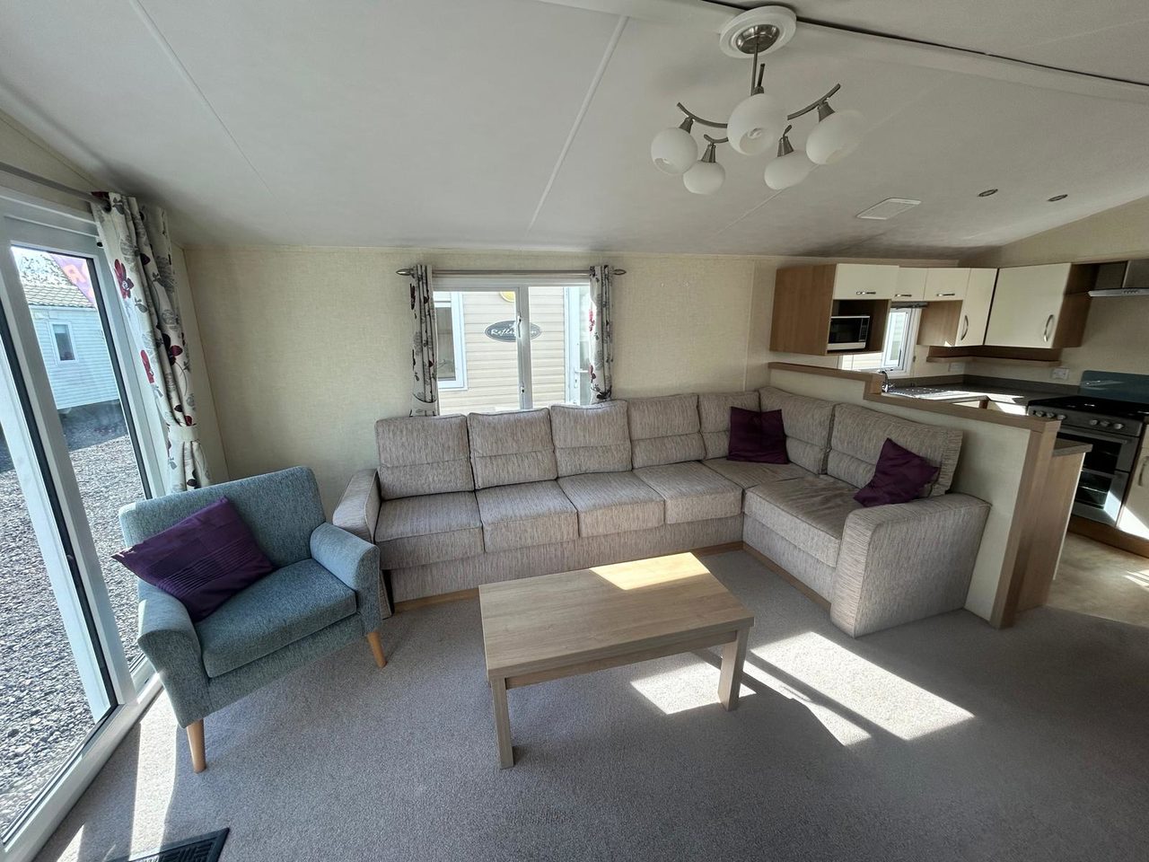 Willerby Avonmore living area with sofas and coffee table