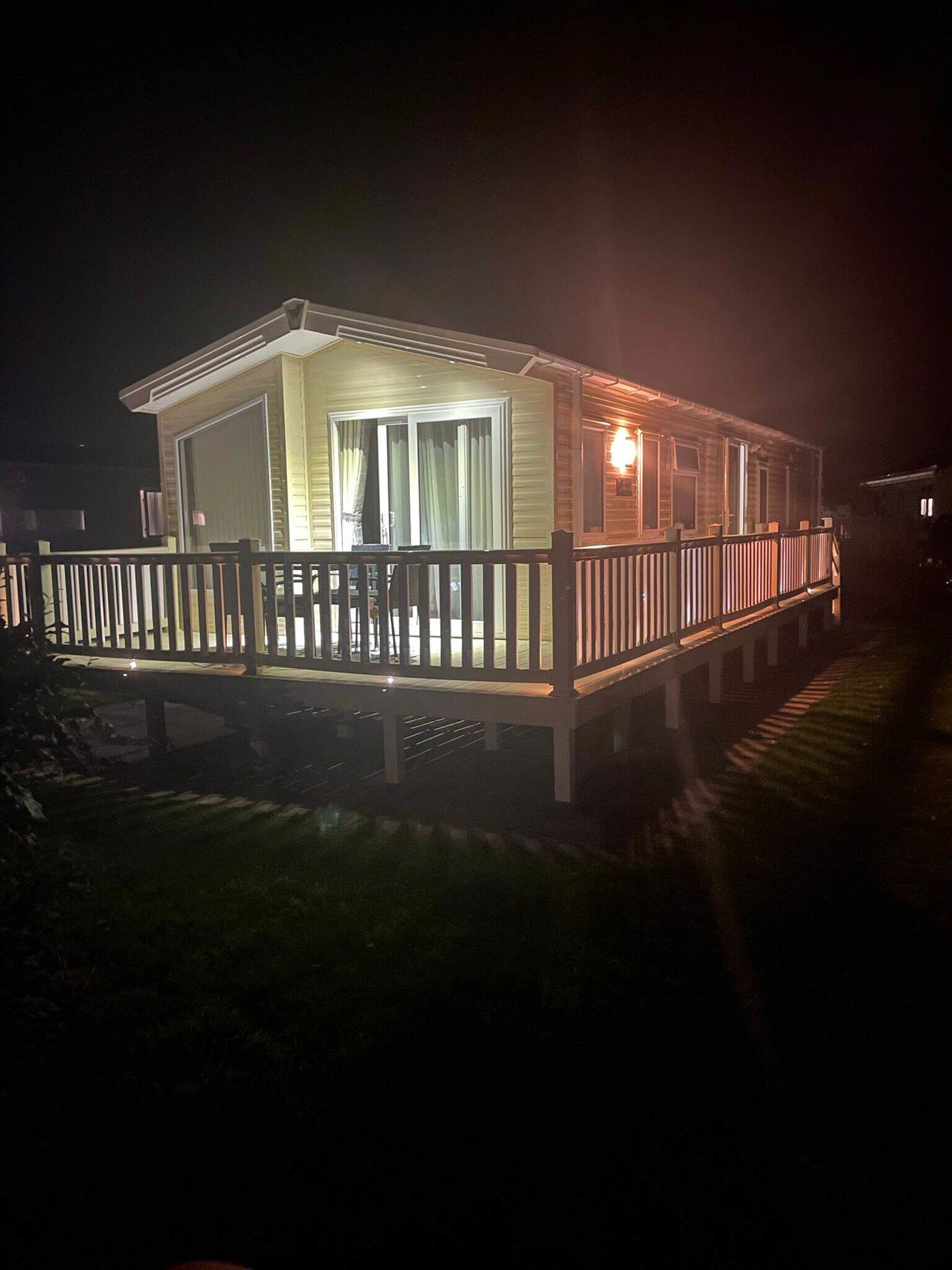 Waverly at night